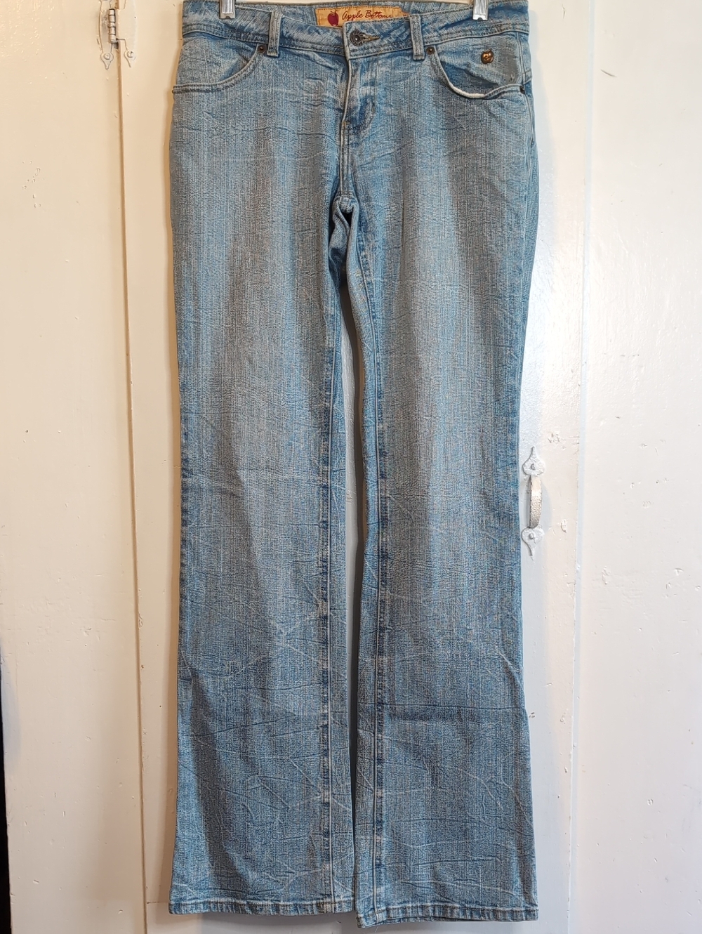 Apple Bottom Wide Leg Blue Jeans womens 5/6x32